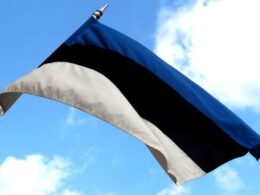 Estonian flag.