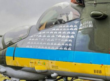 zelenskyy expands helicopter hunt russia sends hundreds drones each night · post ukraine’s mi-24 named shahed hunter has recorded over 100 drone kills there’s more room left individual marks so