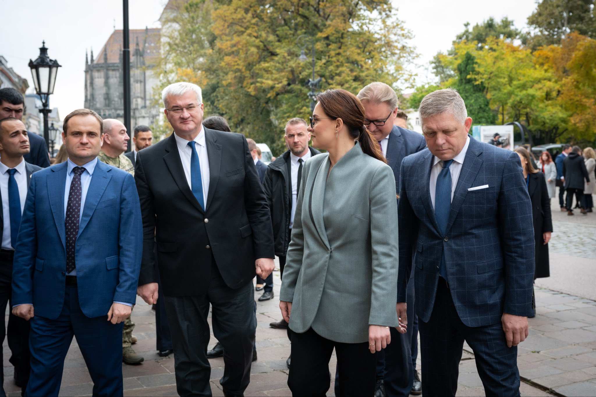 Ukraine's Foreign Ministry Andrii Sybiha met with Slovakia's Prime Minister Robert Fico on 17 October 202
