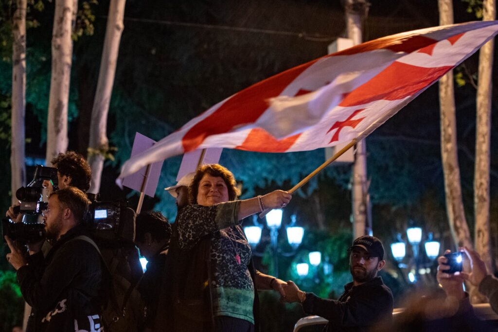 Georgia protests against pro-Russian georgian dream Russian influence