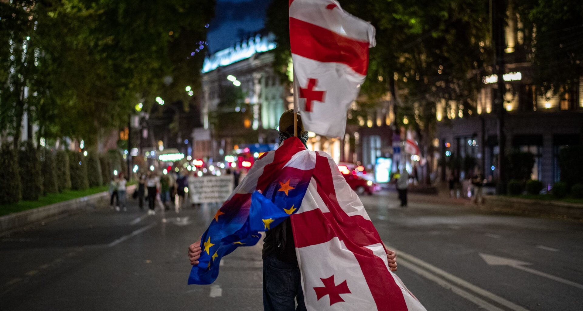Georgia protests against pro-Russian georgian dream Russian influence