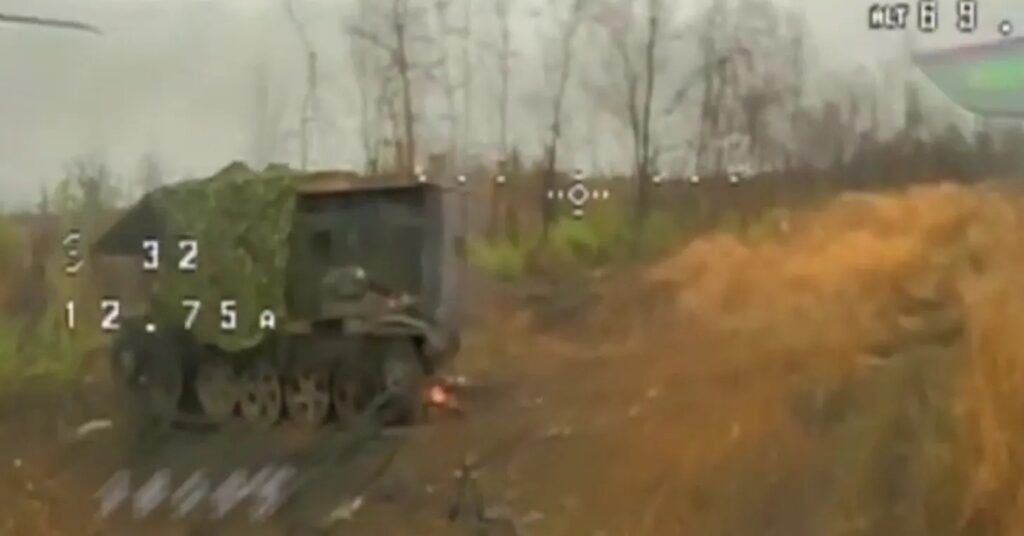Mystery vehicle near Pokrovsk.