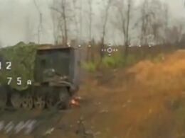 Mystery vehicle near Pokrovsk.