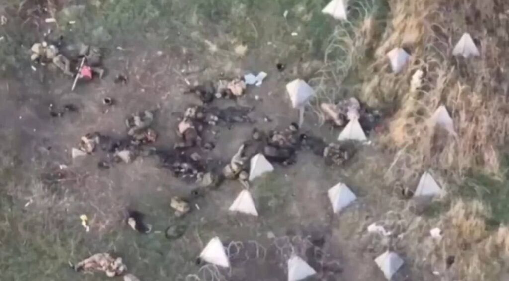 Russian dead near Pokrovsk.