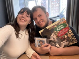 "Our last photo together. We were so happy here, tired from unpacking wedding gifts. We planned to listen to Sinatra on a record player this Christmas. I'm sorry we won't do this together," Bohdana captioned their final photo together. Photo: @bogdanavityaz/ Instagram