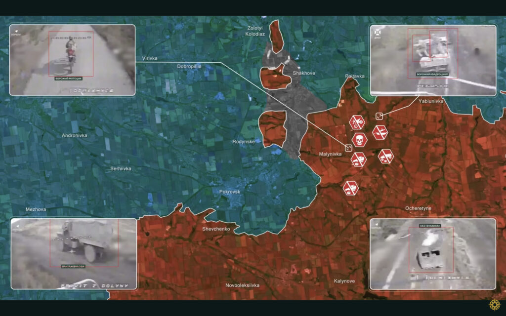 A screenshot from the RFU News - Reporting from Ukraine YouTube video.