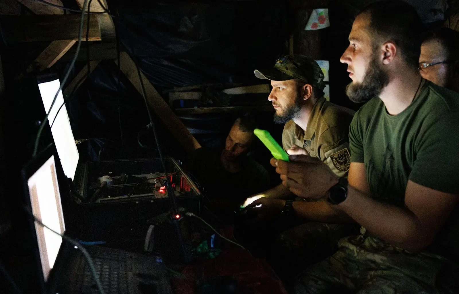 Ukraine anti-air defense underground drones