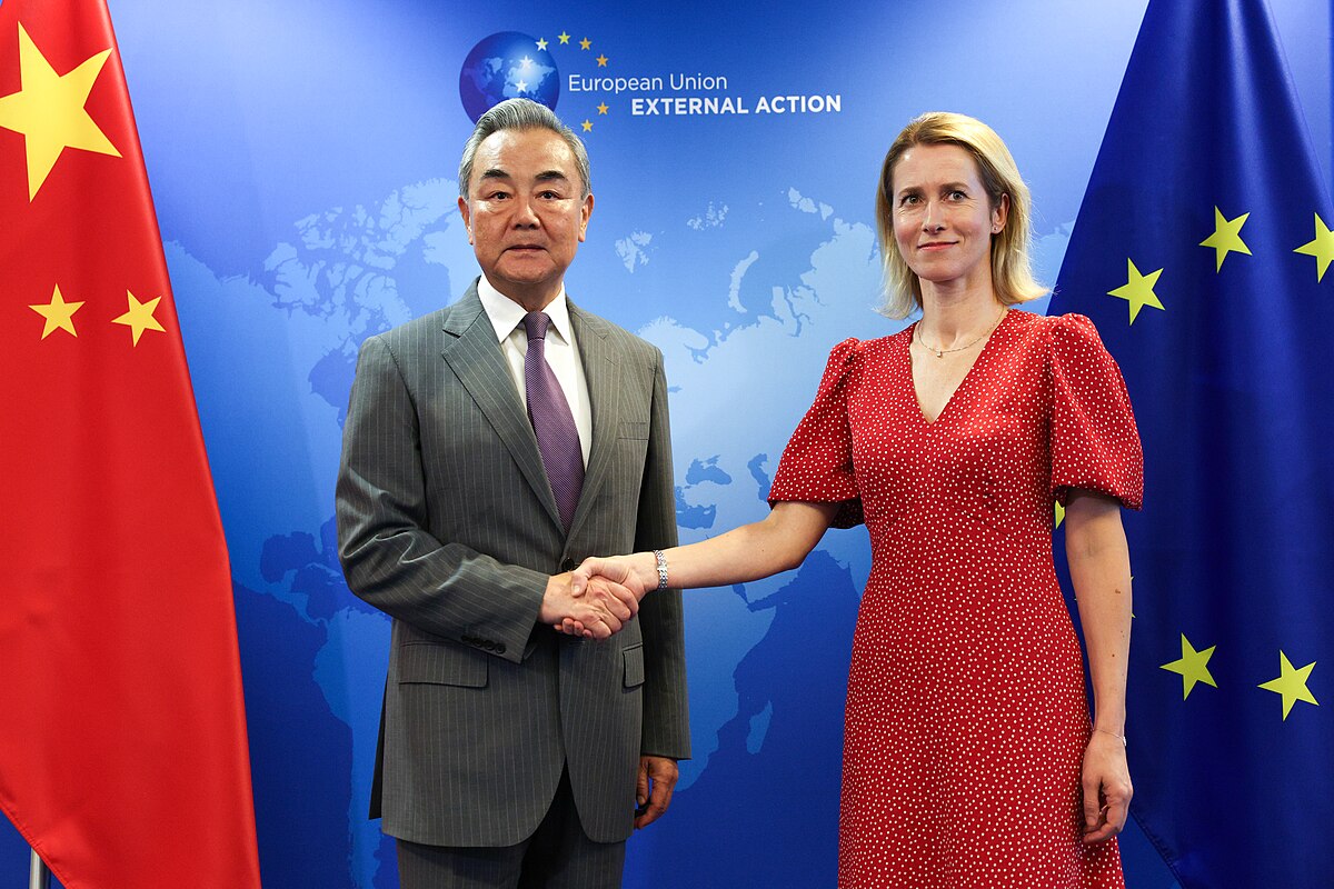 wang yi and kaja kallas