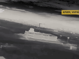 Footage of Ukrainian drone approaching a Russian Valdai radar system in occupied Crimea, Ukraine, 20 October, 2025.
