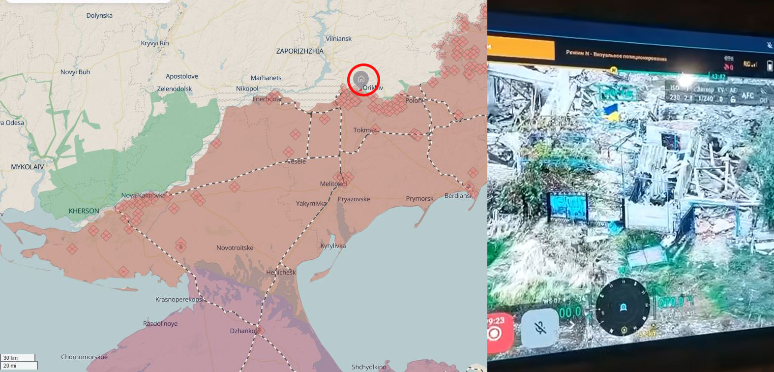 ukrainian assault units liberate mala shcherbaky southern zaporizhzhia oblast · post novi (situation 12 2025 mali-shcherbaky-on-ukraine-map-flag two troops have liberated village mali russian forces outlet militarnyi reports settlement located 16