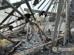 building with grain in Chernihiv Oblast