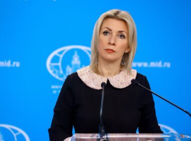 Russian Foreign Ministry spokeswoman Maria Zakharova.