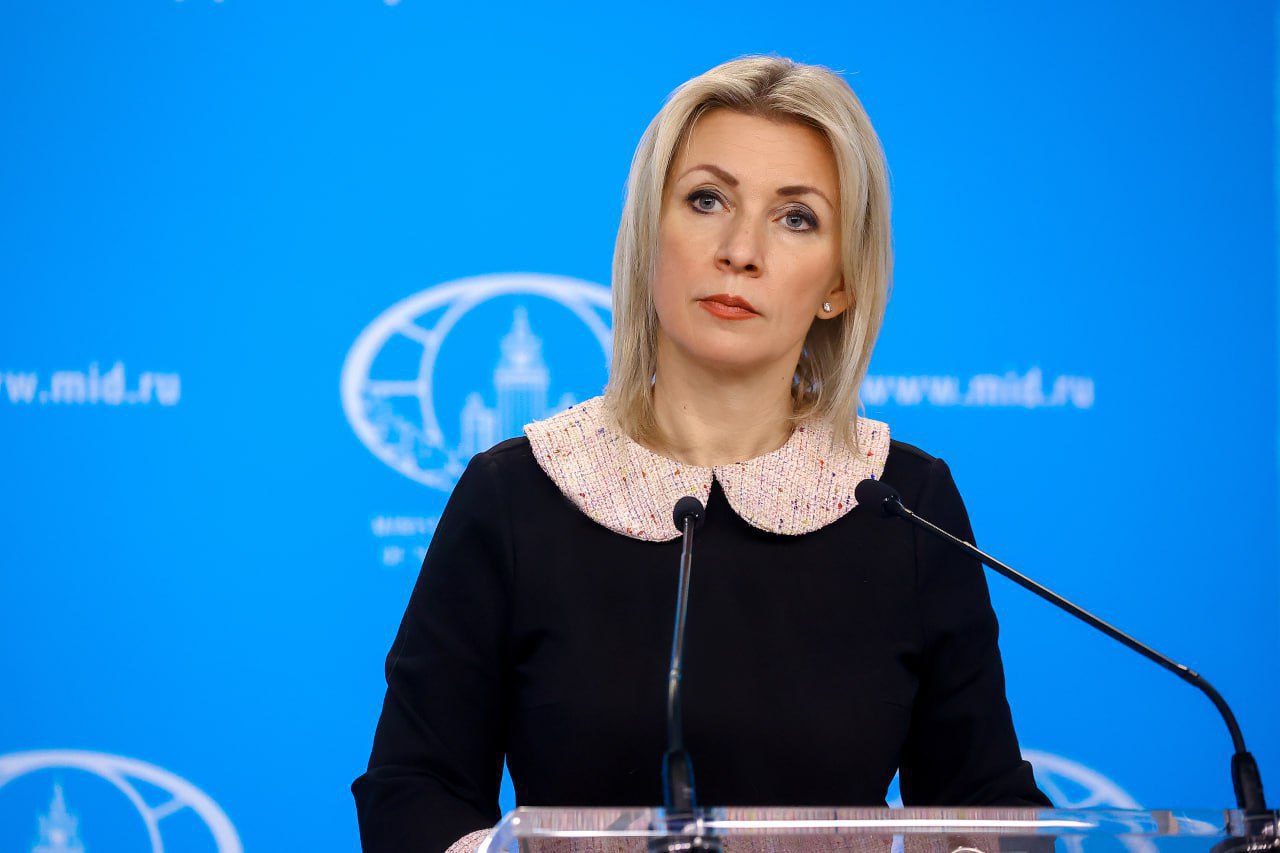 Russian Foreign Ministry spokeswoman Maria Zakharova.