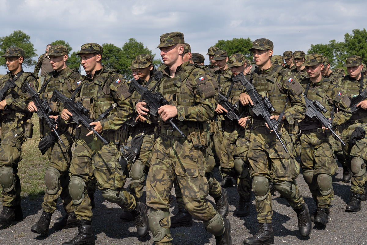 czech army confirms drone activity over its facilities amid europe-wide scare · post soldiers michal pivoňka / cz defence rekrutace_01 ukraine news ukrainian reports