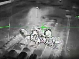 ukraine's night-time drone blitz shreds fuel depots deep inside russian-occupied luhansk (video) · post footage occupied starobilsk oblast shows cluster horizontal tanks already fire previous ukrainian strike moments before another
