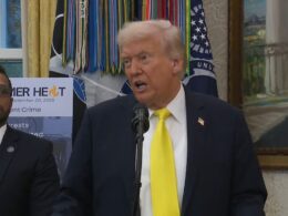 trump claims ukraine wants go offensive — it’s up decide · post speaks during 15 2025 press conference white house youtube/the president donald claimed its war against russia said whether