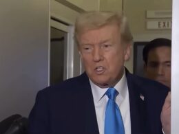 trump administration considers nato article 5-style guarantees ukraine axios says · post president donald speaks reporters aboard air force one 2025 trump-speaks -reporters-air-force-one report cites senior united states official describing