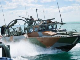 Ukrainian Navy CB90 rapid assault craft patrol Black Sea coast defense operations against Russian attacks Swedish-donated boats