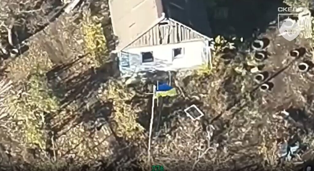 ukrainian troops flush russian forces dnipropetrovsk oblast's yehorivka raise flag · post raised after village cleared 26 2025 earlier assault 425th separate regiment skelia have oleksandrivka axis oblast video operation
