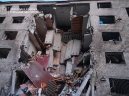 power grid targeted russia fired 653 drones 52 missiles overnight terror attack ukraine · post dormitory zaporizhzhia destroyed russian missile strike several floors collapsed killed least two injured 17 people