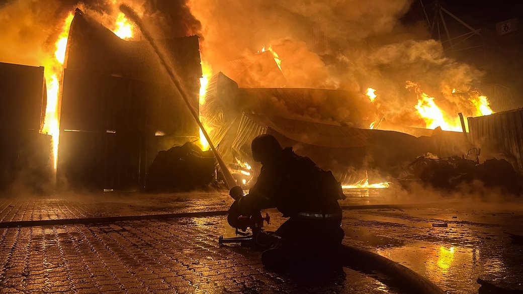 russia hits firefighters mid-rescue chernihiv kills five civilians sumy kherson oblasts · post fire odesa after russian attack overnight 9 2025 oblast emergency service наслідки російської атаки на одещину жовтня