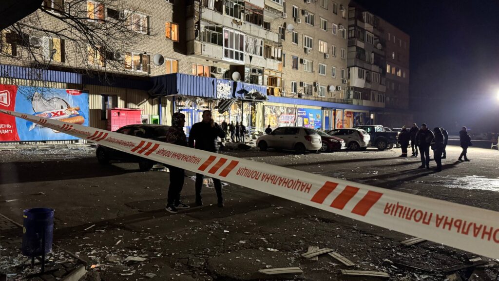 Aftermath of Russian attacks on Zaporizhzhia, Ukraine, 22 November 2025. Photo: Suspilne Zaporizhzhia