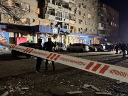 Aftermath of Russian attacks on Zaporizhzhia, Ukraine, 22 November 2025. Photo: Suspilne Zaporizhzhia