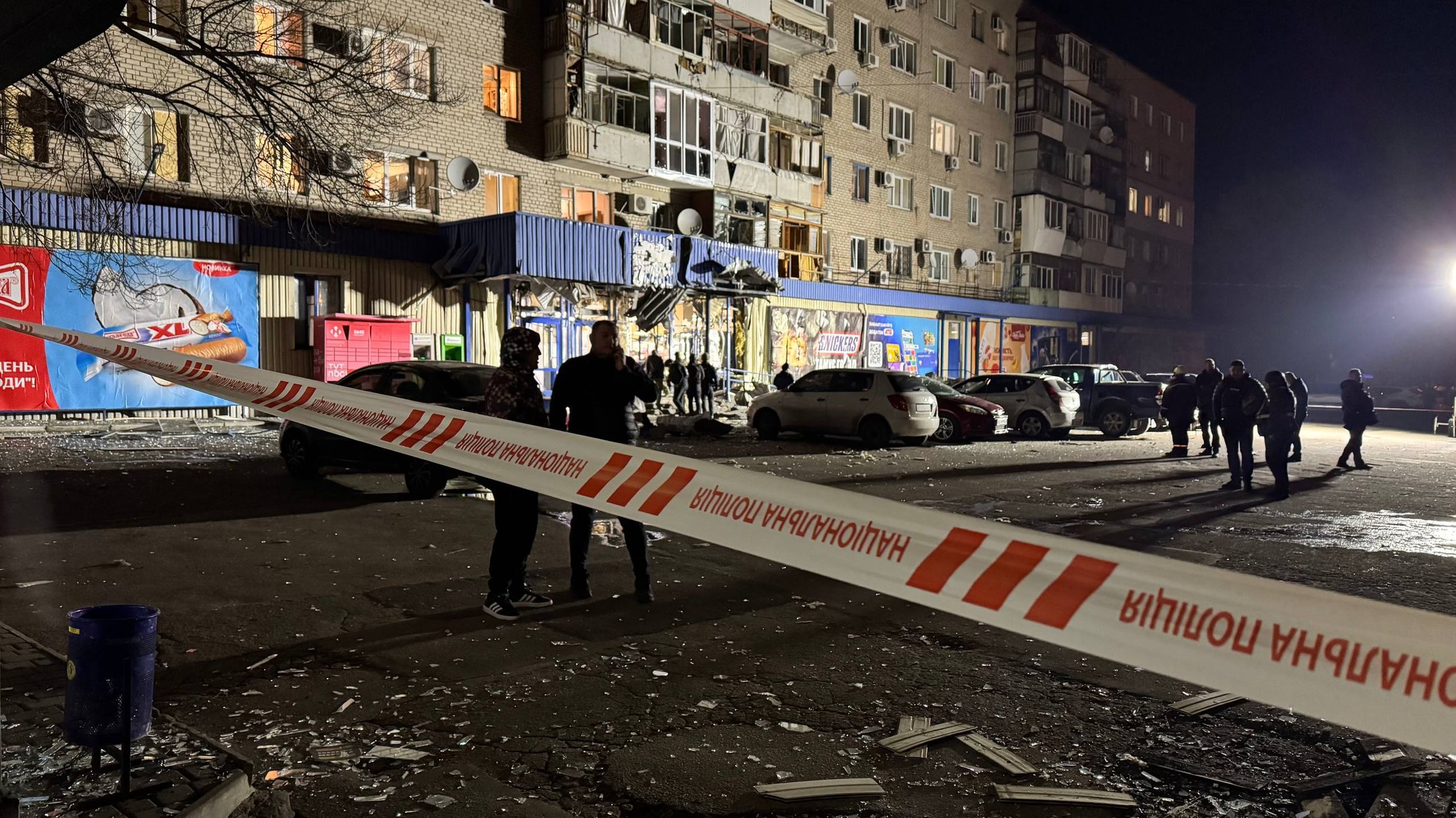 Aftermath of Russian attacks on Zaporizhzhia, Ukraine, 22 November 2025. Photo: Suspilne Zaporizhzhia