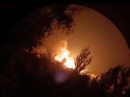 drones targeted russia’s south overnight oil refinery heating facility were reportedly hit · post explosion occupied avdiivka donetsk oblast 30 2025 telegram/exilenova+ 760526e7-af85-4fff-ab30-240b1c93b036 (1) early hours struck infrastructure several southern