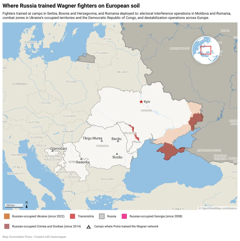 Potra wagner network Europe Romania moldova Ukraine