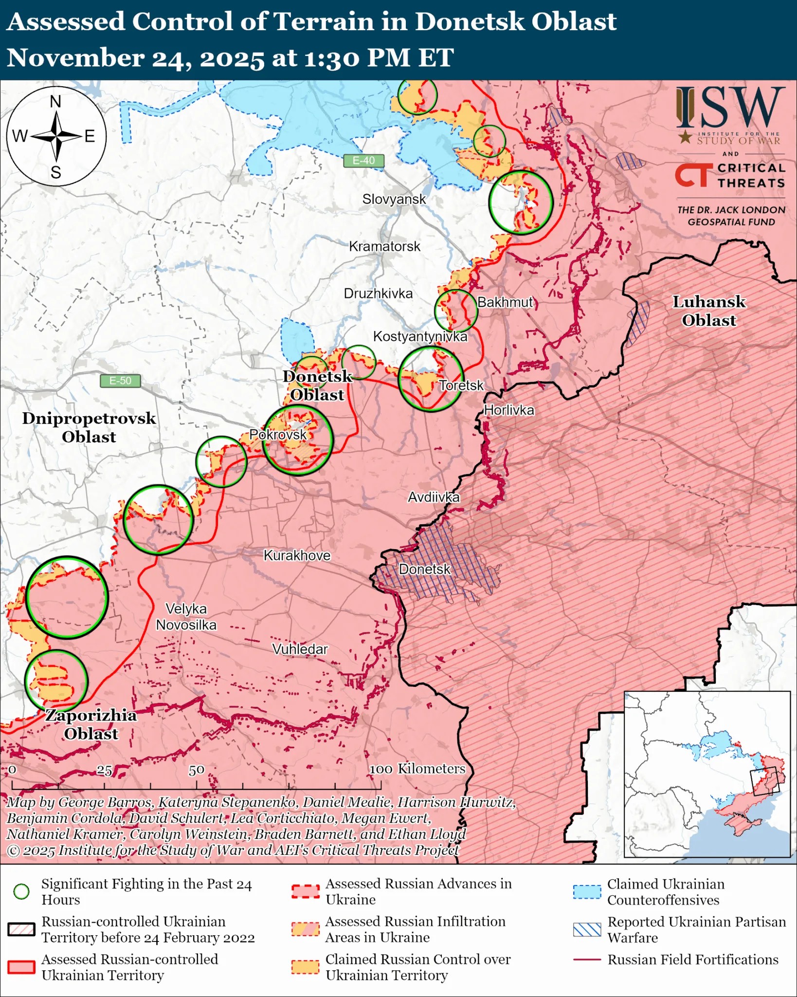 isw russia's rate advance does indicate russian forces imminently seize rest donetsk oblast · post donetsk-oblast-november-24-2025-1638x2048 ukraine news ukrainian reports