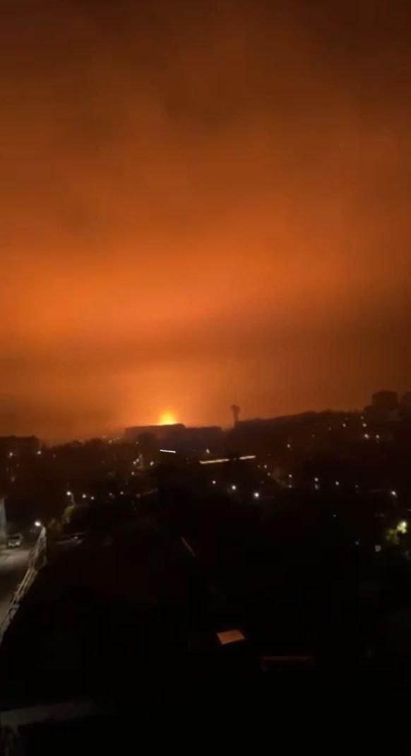 russia’s tuapse port hit again — ship burns pier damaged russian officials scramble rewrite reports · post explosion lights up southern russia overnight 10 2025 img_20251110_091726_726 videos show fiery rocking