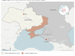 tuapse location on the black sea coast north of sochi