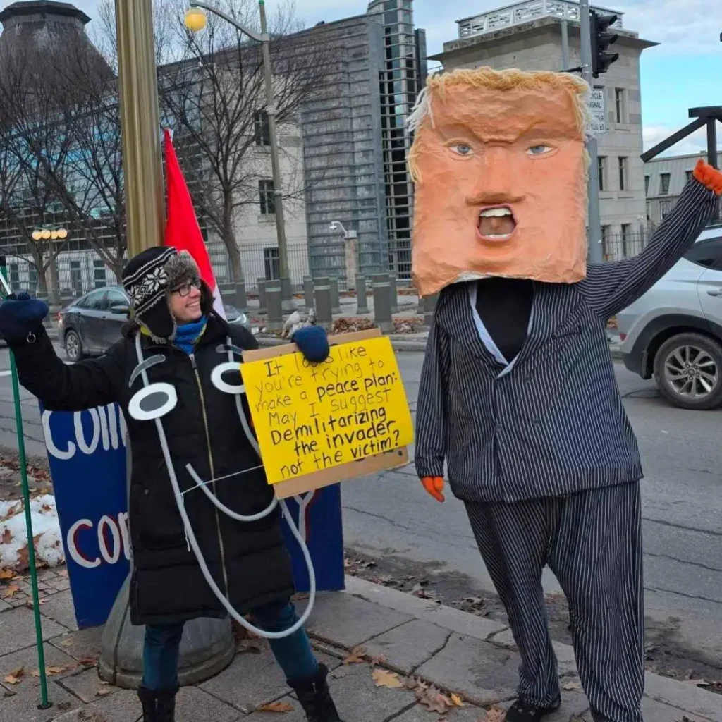 Trump Putin peace plan protests