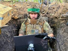 A Peaky Blinders drone operator.