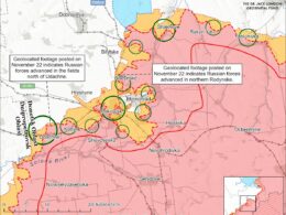 isw russia tries close pokrovsk pocket — ukraine still fighting inside city center · post pokrovsk-direction-november-23-2025 russian forces continuing effort encircle pokrovsk-myrnohrad donetsk oblast while ukrainian troops strike back resist