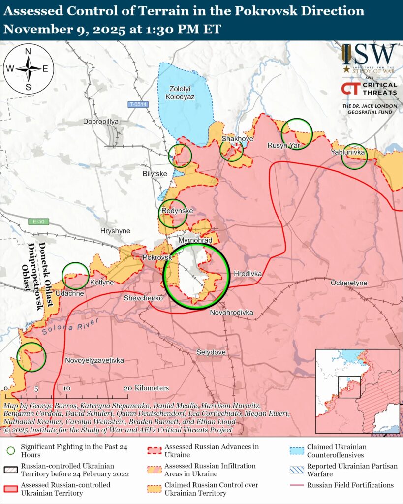 isw russian advance pace pokrovsk remains temporarily decreased despite claims progress · post pokrovsk-direction-november-9-20 troops shift frontal attacks infiltration raids inside southern reported ukraine news ukrainian reports