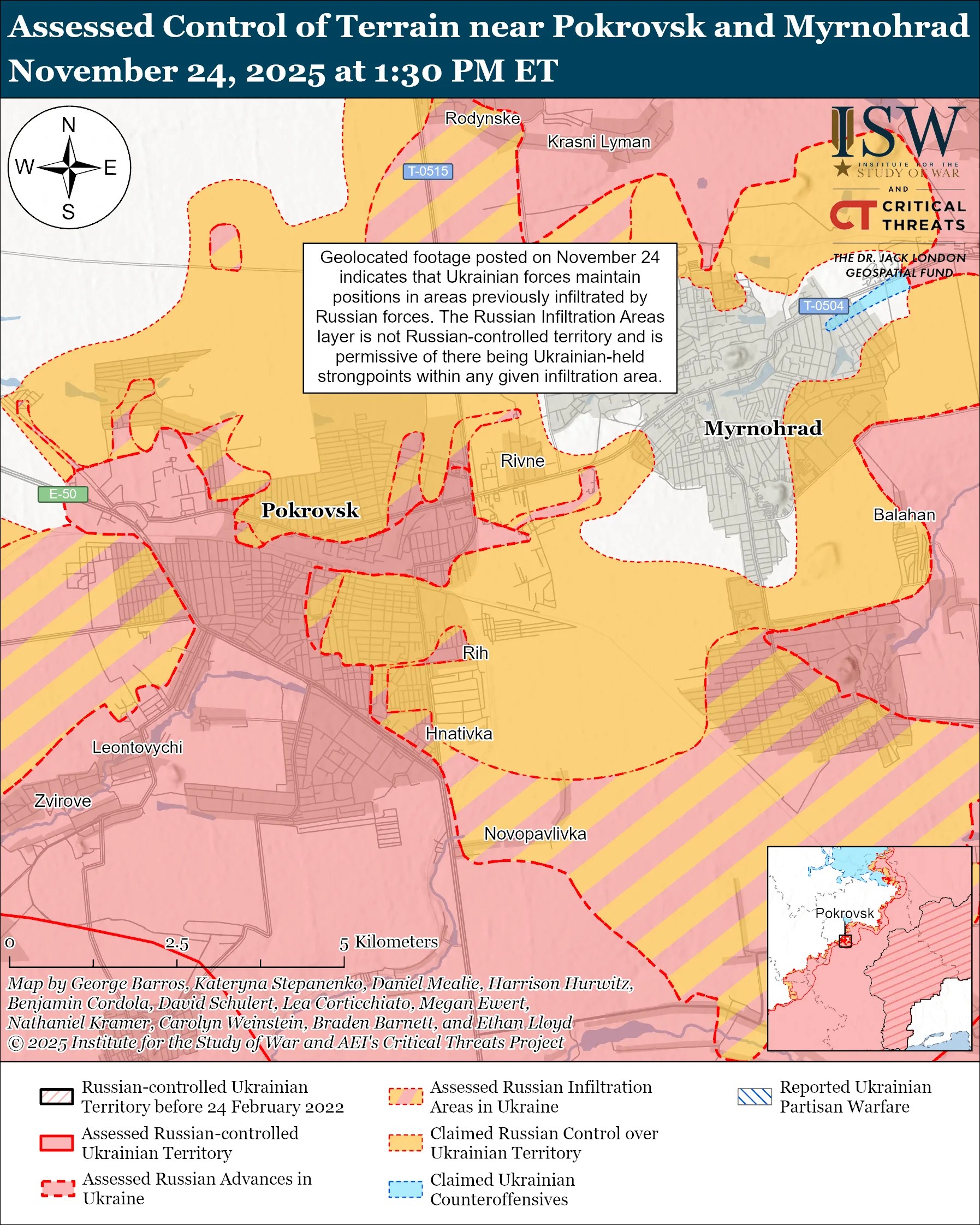 isw ukraine’s limited presence counterattacks hinder russia’s bid take pokrovsk · post assessed ukrainian russian positions myrnohrad 24 2025 pokrovsk-and-myrnohrad-november-24-2025 forces continue fight inside disrupting advances through persistent institute study