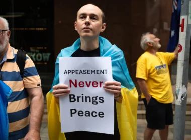 Trump Putin peace plan protests appeasement