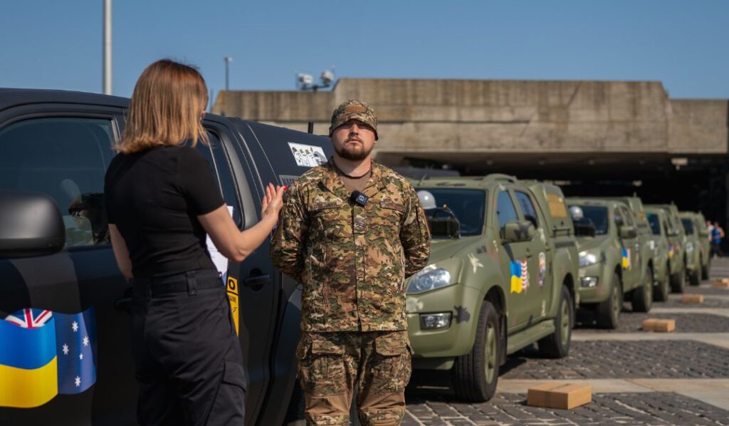 Ukrainian logistics under Russian drones