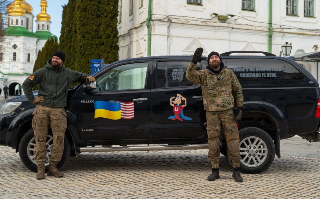 SUVs NAFO delivery Ukraine army