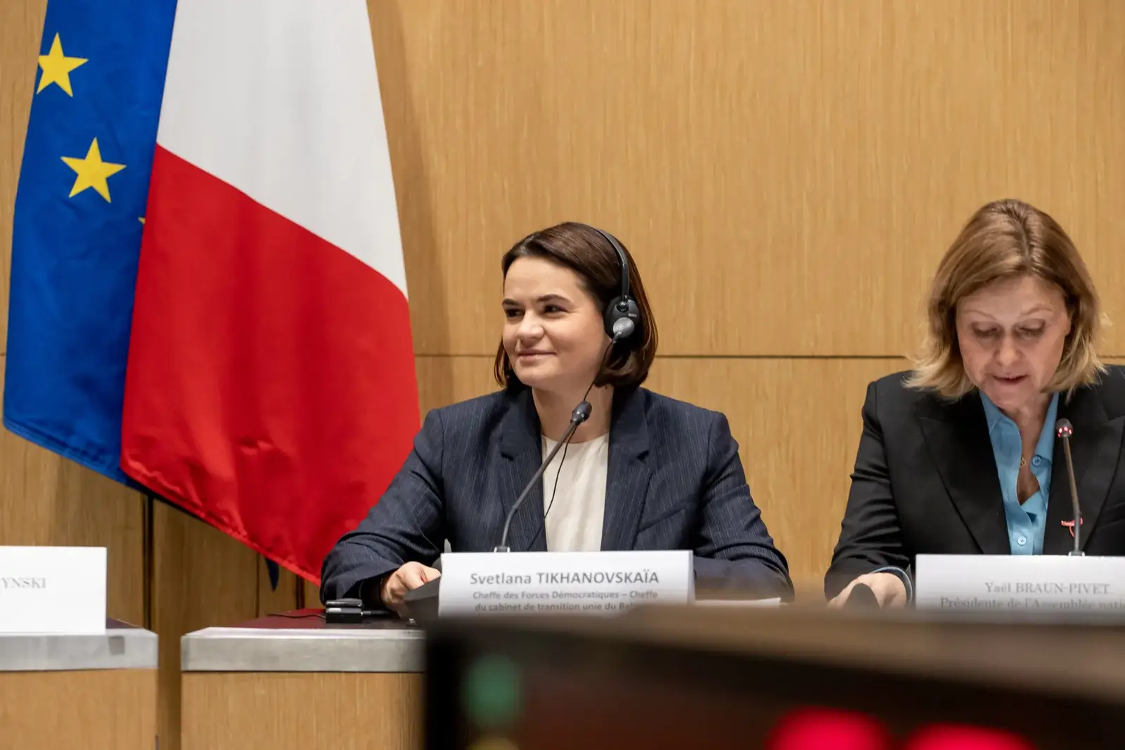 Tsikhanouskaya Paris