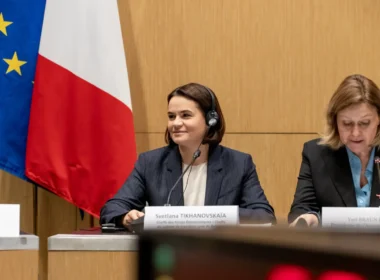 Tsikhanouskaya Paris