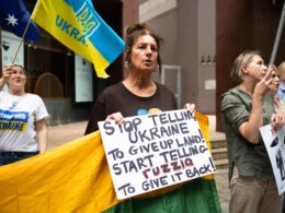 Trump peace plan ukrainian protests