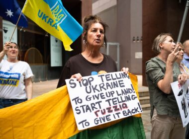 Trump peace plan ukrainian protests