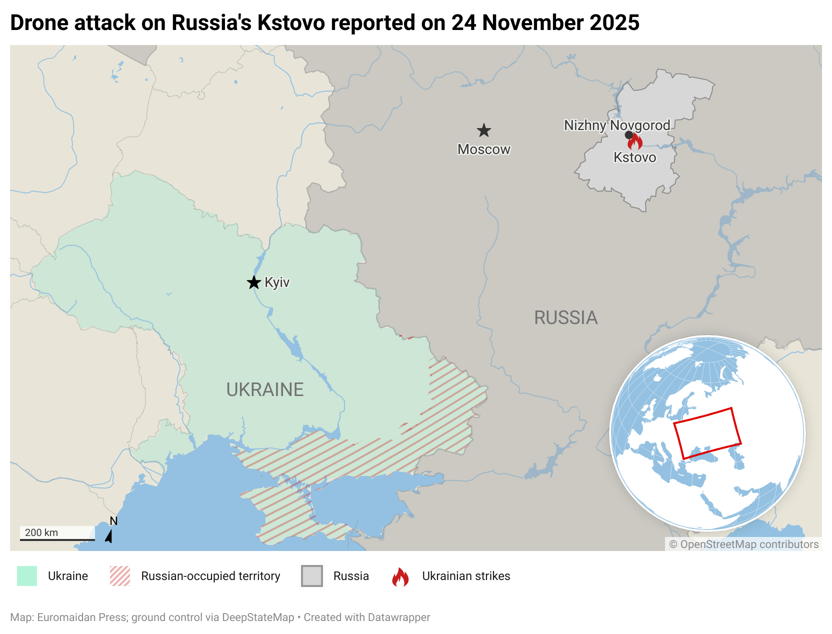 explosions rock russia's kstovo drone strikes target oil industry hub overnight · post dxrqs-drone-attack-on-russia-s-kstovo-reported-on-24-november-2025- series shook russian city drones possibly targeted its key petrochemical infrastructure nizhny novgorod airport temporarily halted