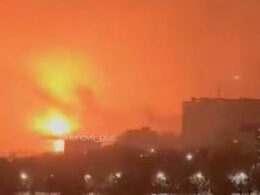 russia’s secret laser weapon plane wiped out ukrainian drone assault taganrog airbase · post explosion taganrog-yuzhny airfield russia's rostov oblast overnight 25 2025 moment 4983420304554134333 defense forces struck inside russian