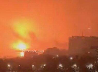 russia’s secret laser weapon plane wiped out ukrainian drone assault taganrog airbase · post explosion taganrog-yuzhny airfield russia's rostov oblast overnight 25 2025 moment 4983420304554134333 defense forces struck inside russian