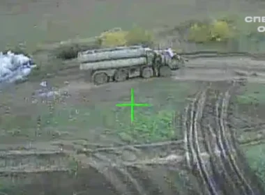 Special operations forces destroyed a launcher for the S-400 Triumph anti-aircraft missile system