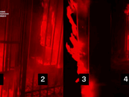 Four fires burn at reported sabotage sites in Russia’s Vologda and Bashkortostan regions, where Ukrainian intelligence says resistance groups destroyed military logistics facilities.